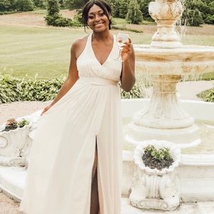 David’s Bridal Champagne Bridal Dress